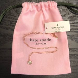 Kate Spade Everyday Spade Pave Mini Pendant Necklace
